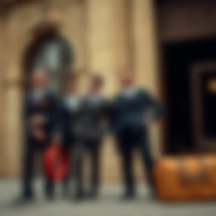 Historical evolution of side-buttoned suits over decades