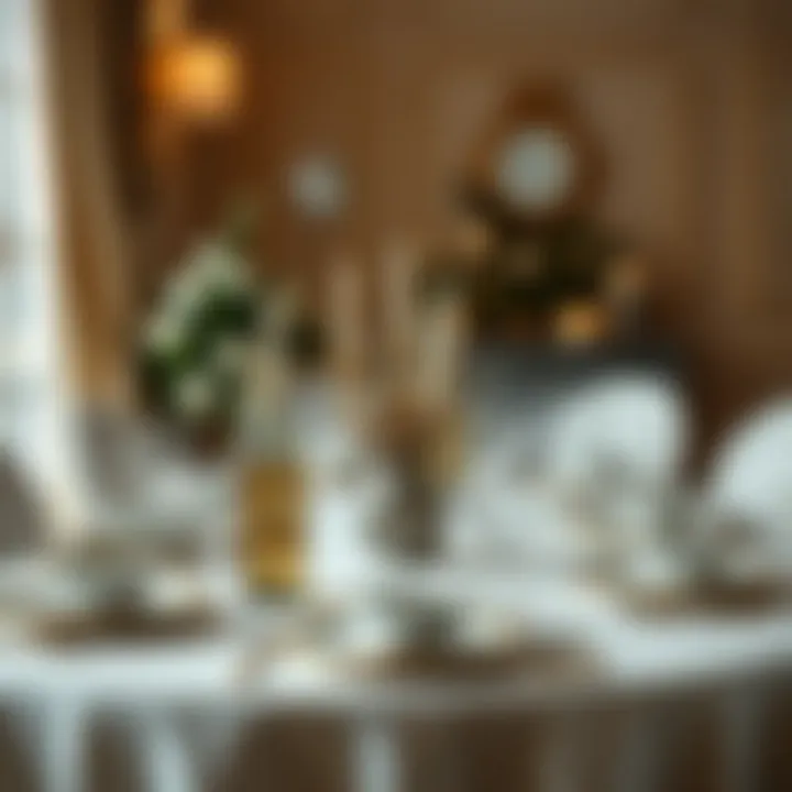 An elegant table setting for a festive gathering