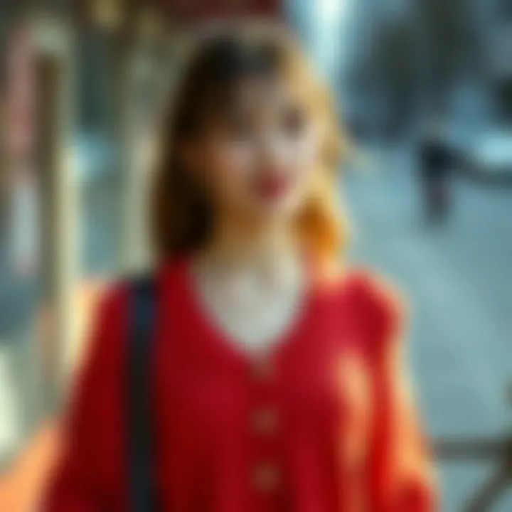 Trendy Color Combinations for Knitted Vest Dresses Trendy color combinations with a knitted vest dress