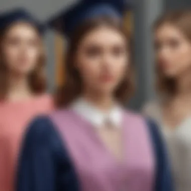 Color Trends for Modern Graduation Dresses Trendsetting color palette for young graduation dresses