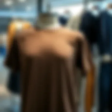 Stylish Round-Neck T-Shirt on Display Stylish round-neck t-shirt on a mannequin